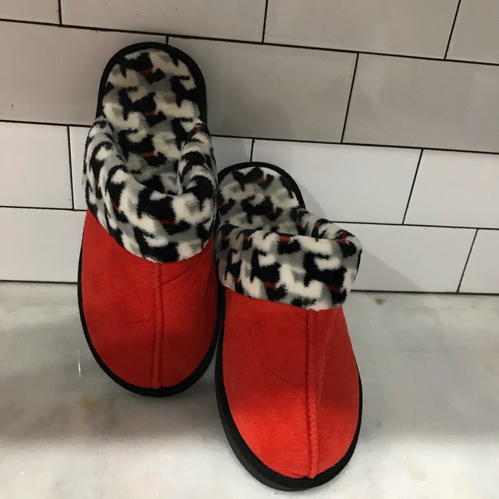 Vera Bradley slippers, Scottie dogs print